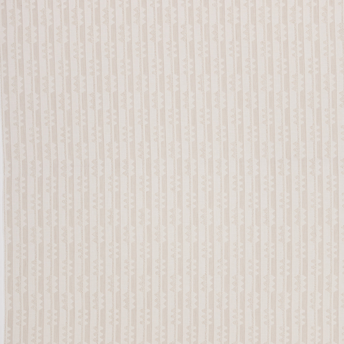 Spindle Stripe Fabric | Snow
