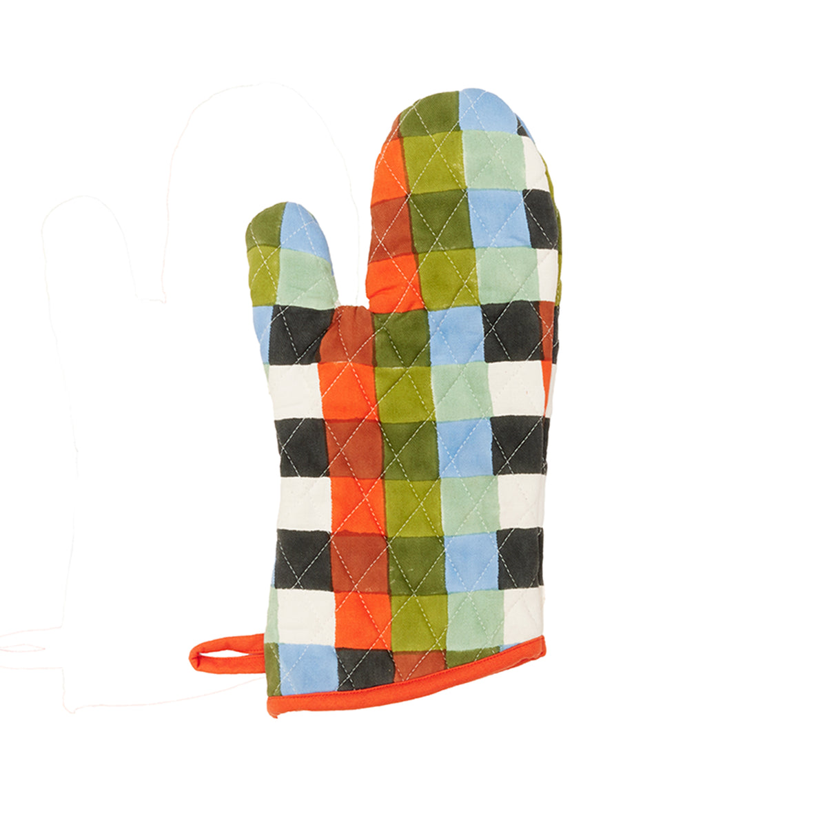 Split Bars Oven Mitt