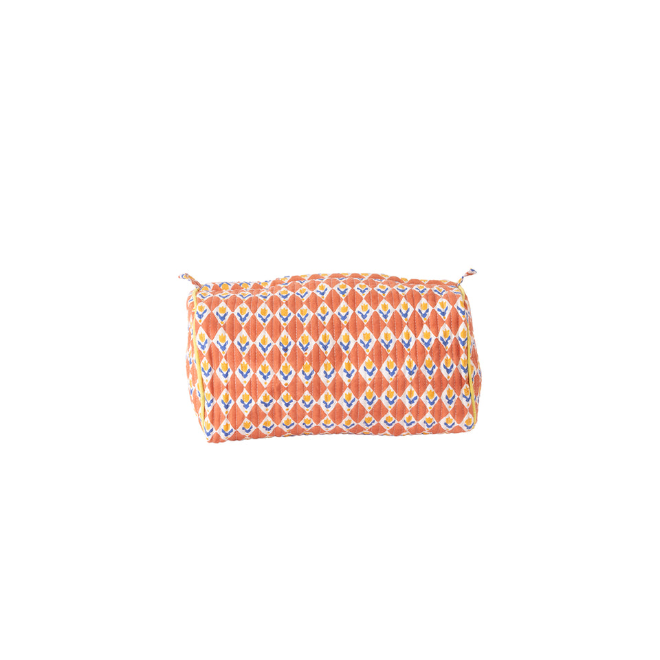 Tulips Travel Pouch | Paprika