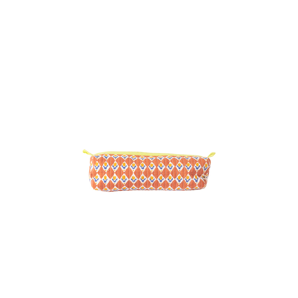 Tulips Travel Pouch | Paprika