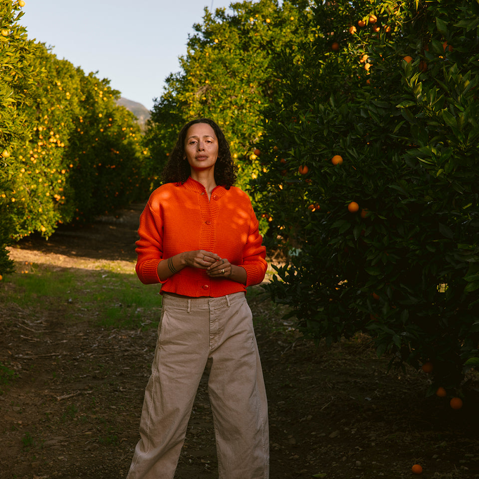 Hilma Cardigan | Tangerine