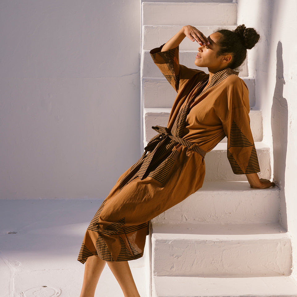 Temple Robe | Walnut