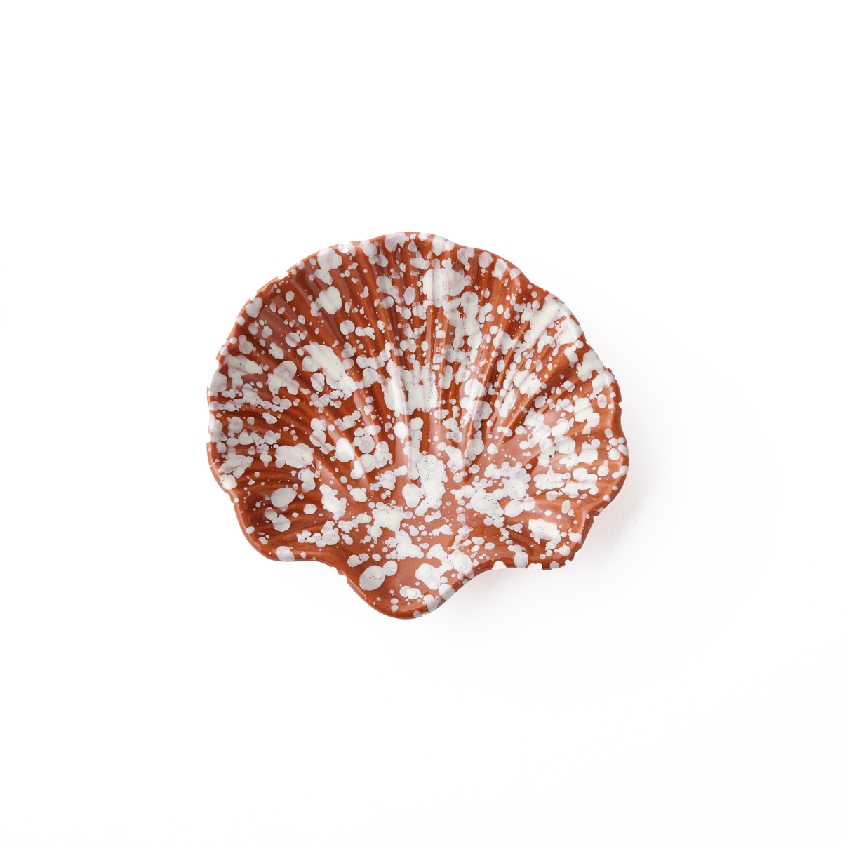CNF Splatterware Shell Dish