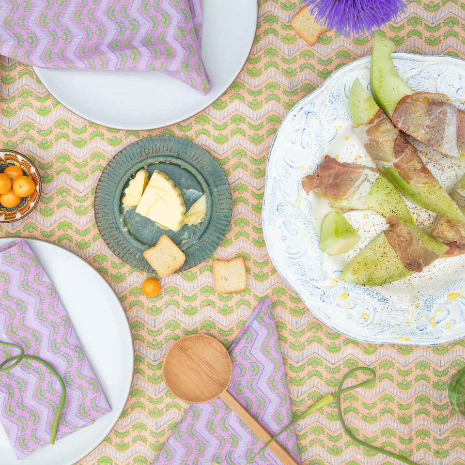 Thistle Tablecloth | Melon