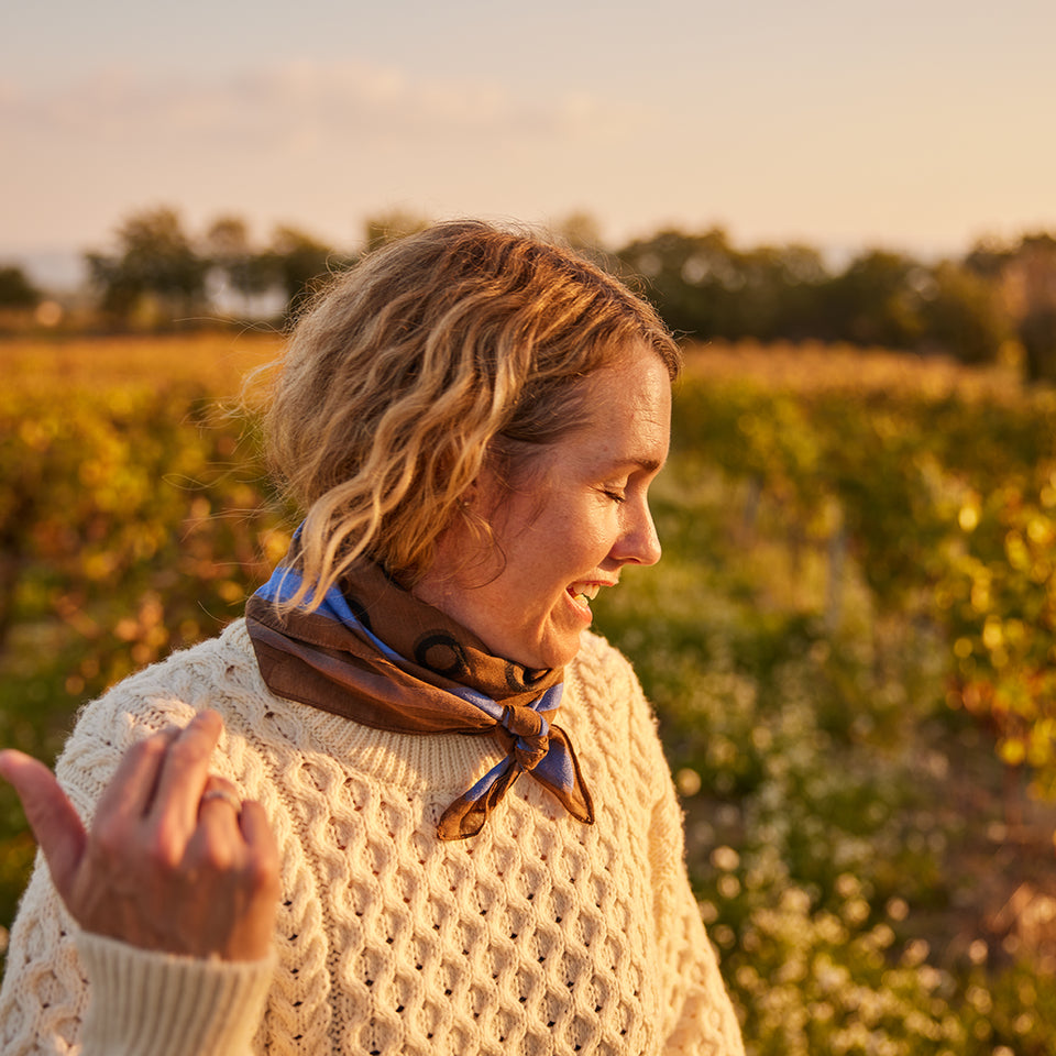 Omega Jacquard Silk Scarf