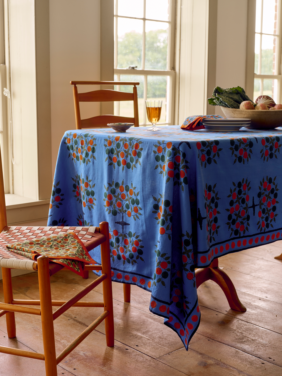 Tree of Life Tablecloth | Cobalt