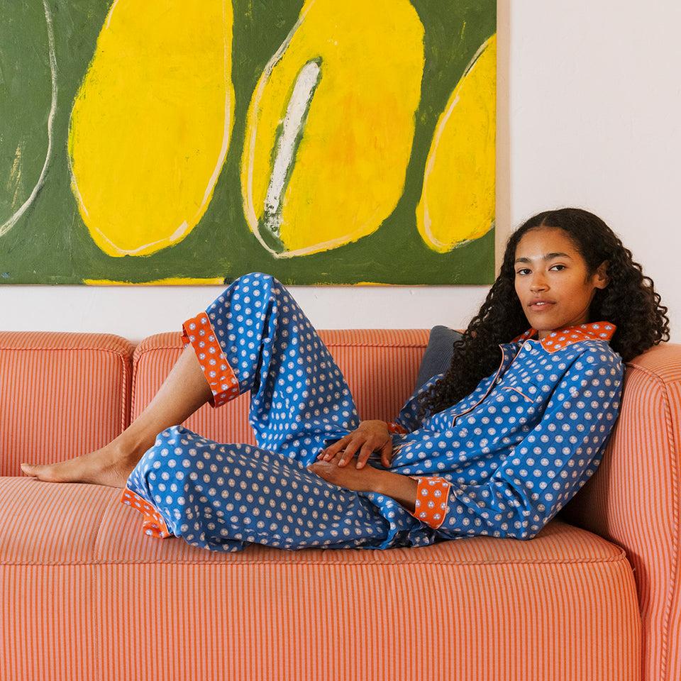 Triple Dot Pajama Set | Royal