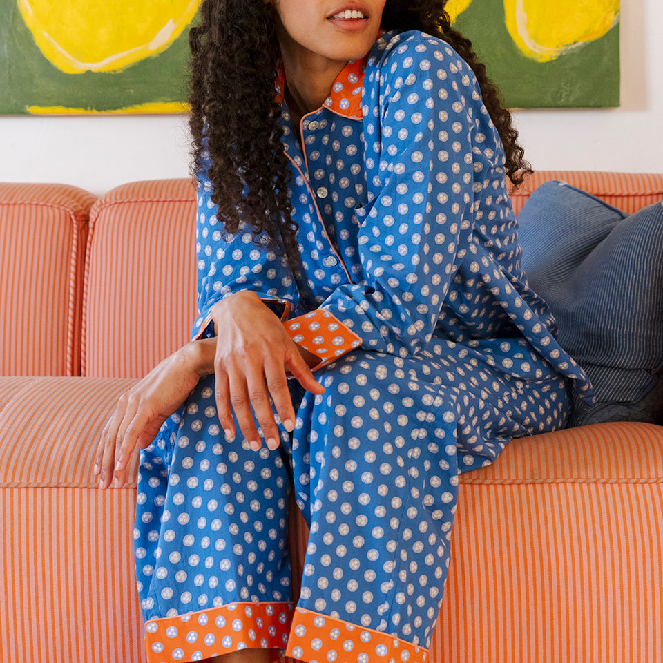 Triple Dot Pajama Set | Royal