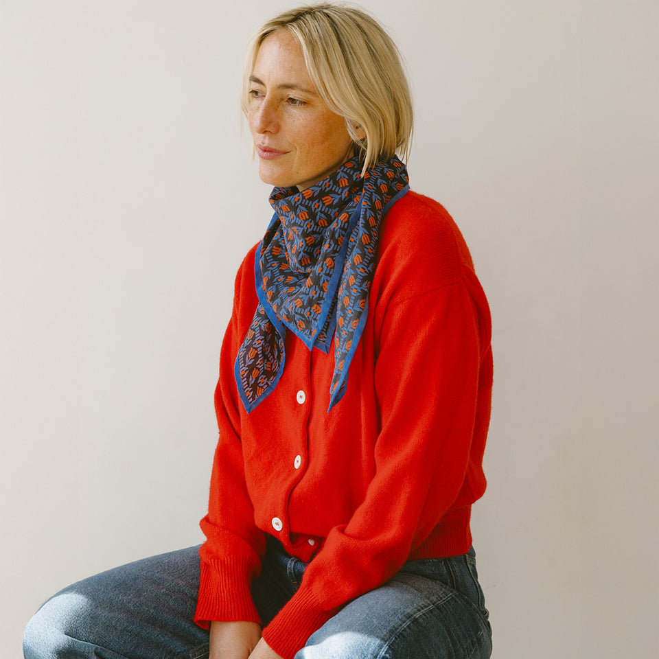 Tulip Field Square Scarf