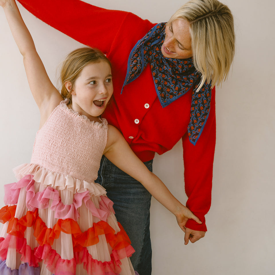 Tulip Field Square Scarf