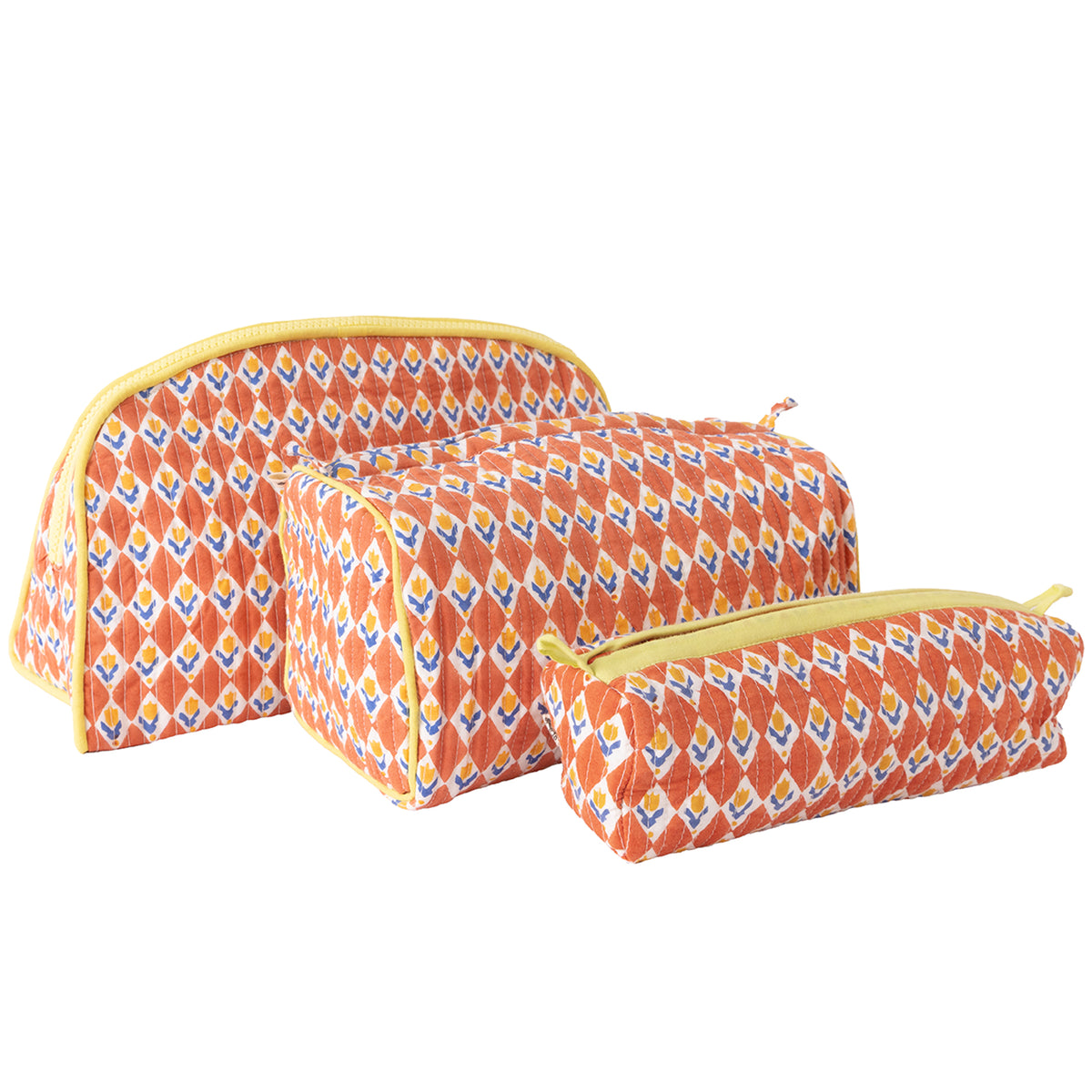 Tulips Travel Pouch | Paprika
