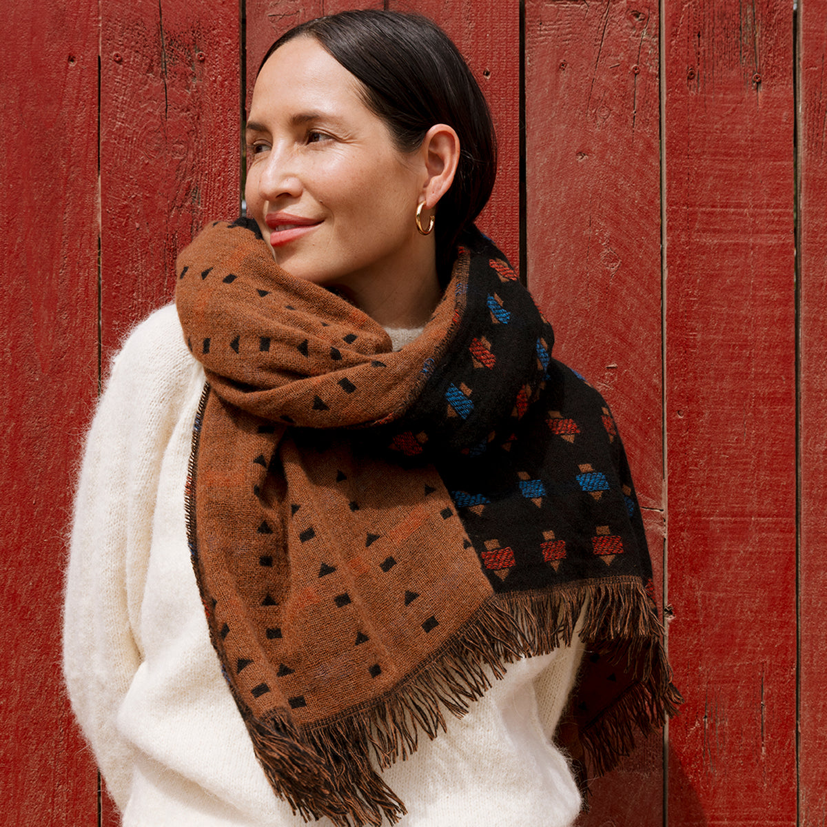 Intaglio Cashmere Shawl
