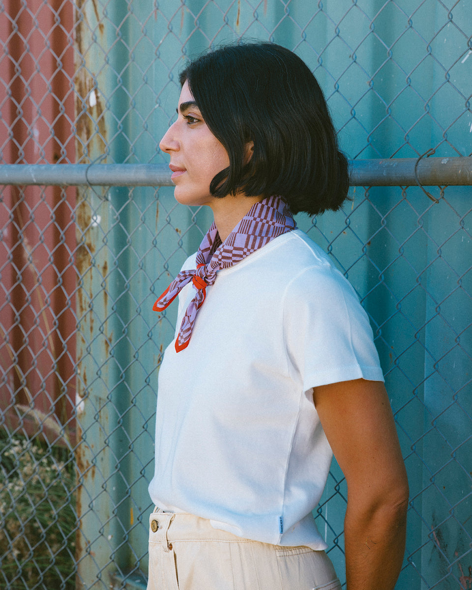 Windowpane Bandana | Orchid