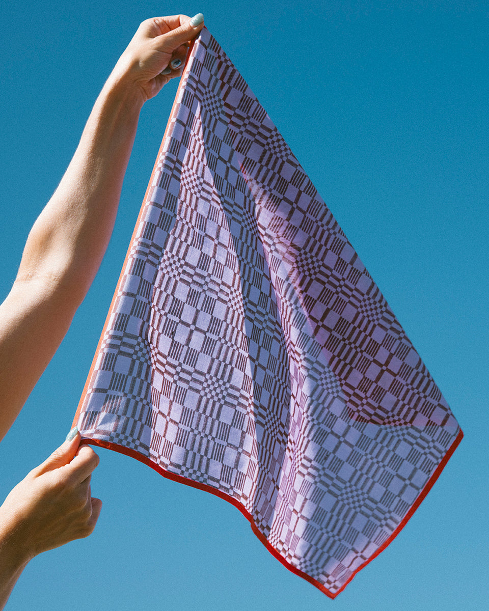Windowpane Bandana | Orchid