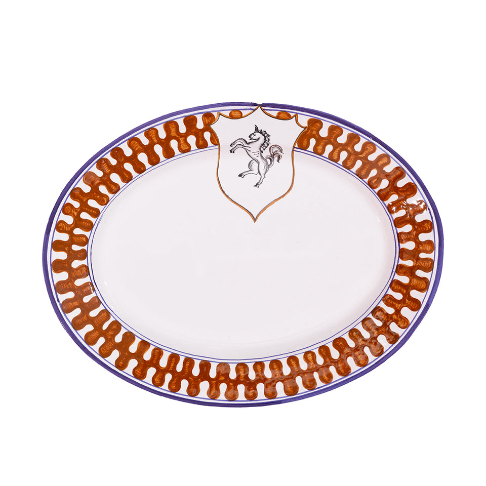 Palio di Siena Oval Platter