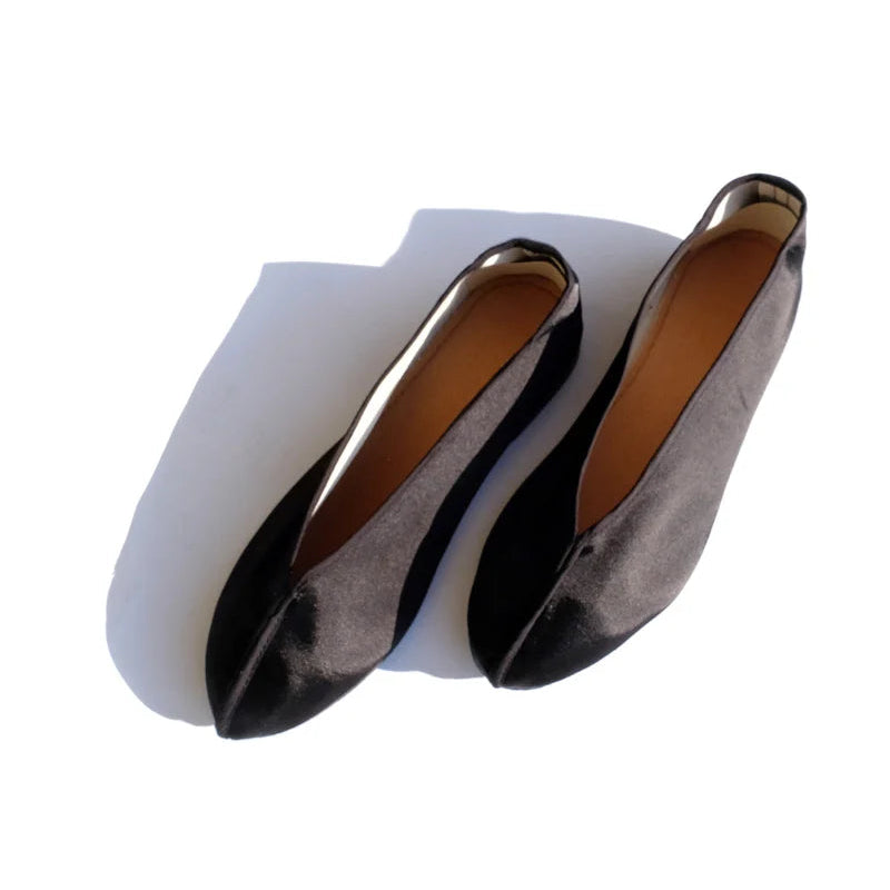The Wax Apple Satin Theatre Shoes