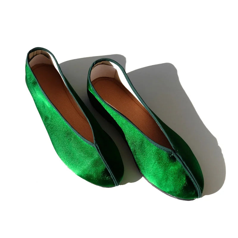 The Wax Apple Satin Theatre Shoes