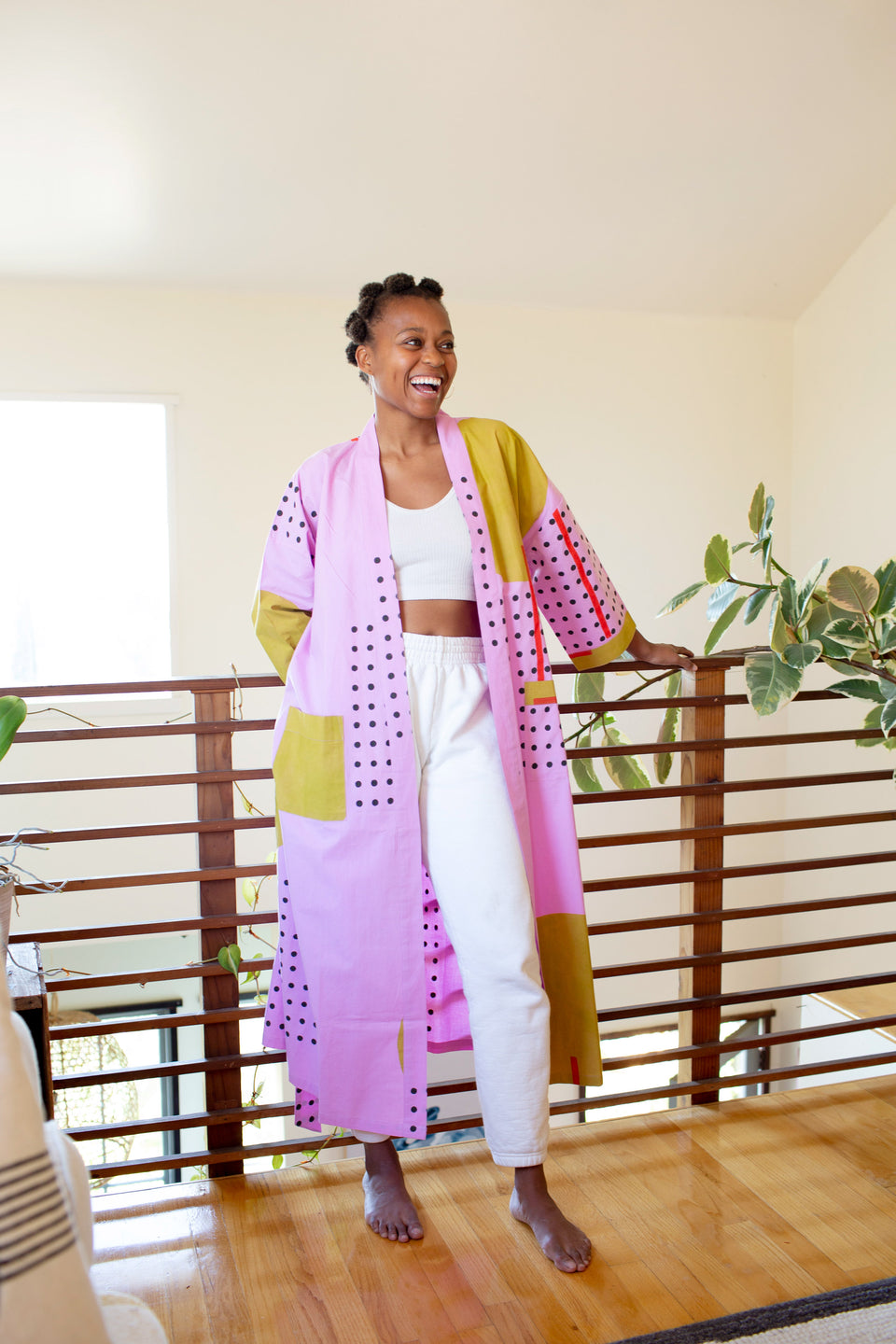 Bird of Paradise Robe | Lilac