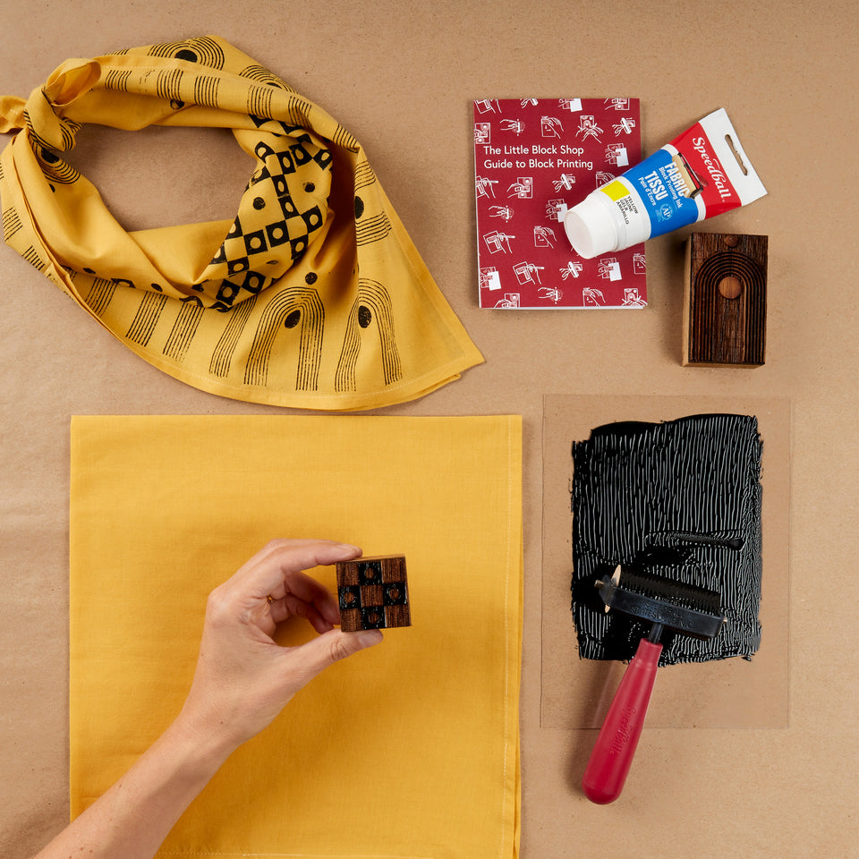 Bandana Block Printing Kit