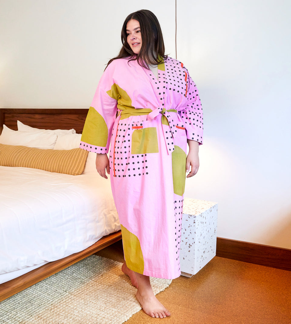 Bird of Paradise Robe | Lilac