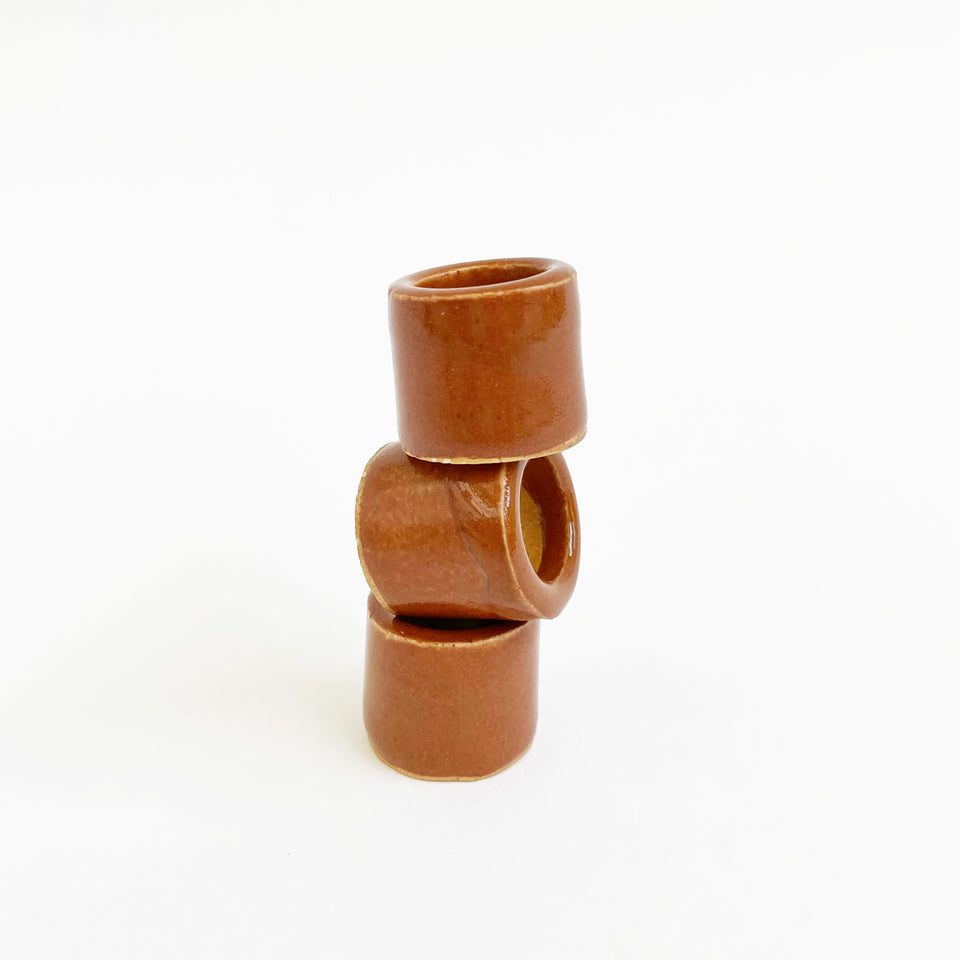 Ceramic Concho | Cinnamon: $7