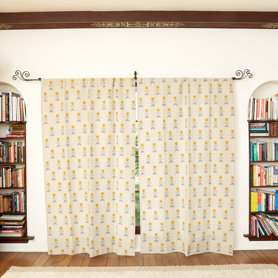 Mr. People Person Curtain | Flax