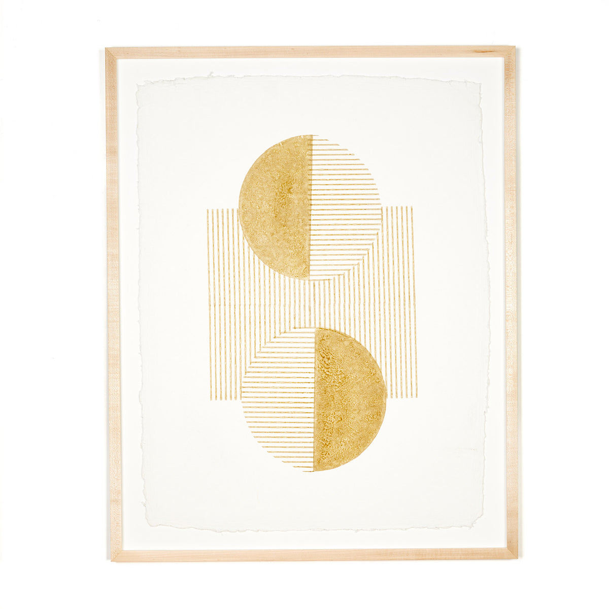 Eclipse | Sand | Woodblock Print