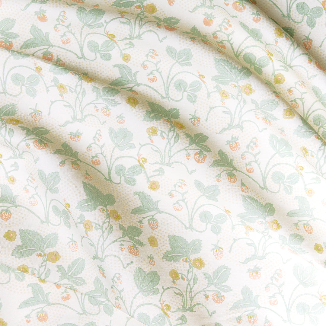 Strawberries Fabric | Sage