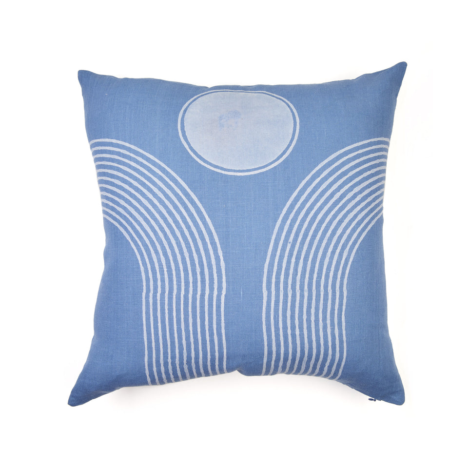 Fountain Pillow | Steel Blue