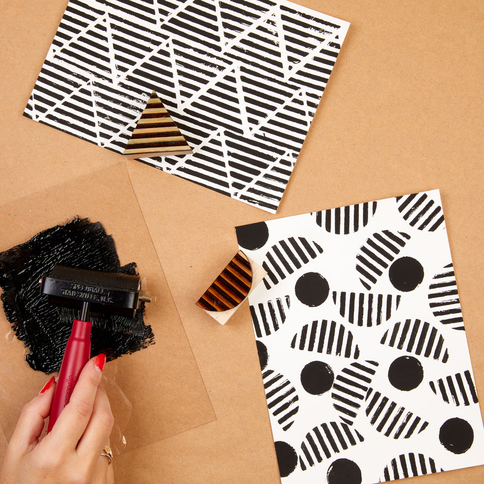 Geometric Block Printing Kit