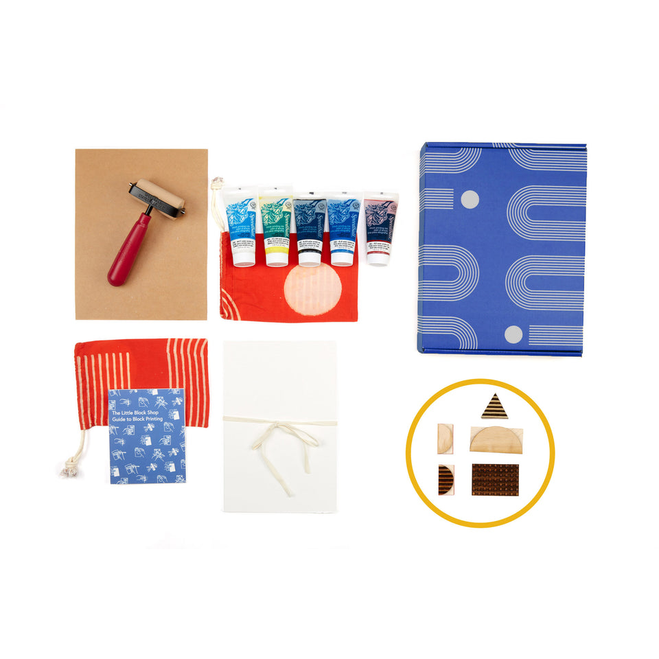 Geometric Block Printing Kit