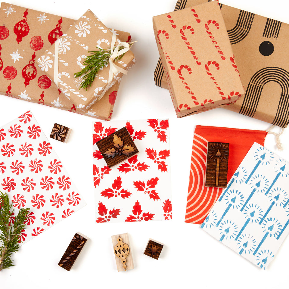 Holiday Block Printing Kit