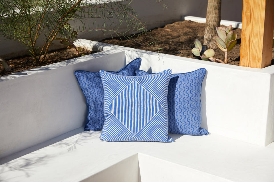 Kite Pillow | Indigo