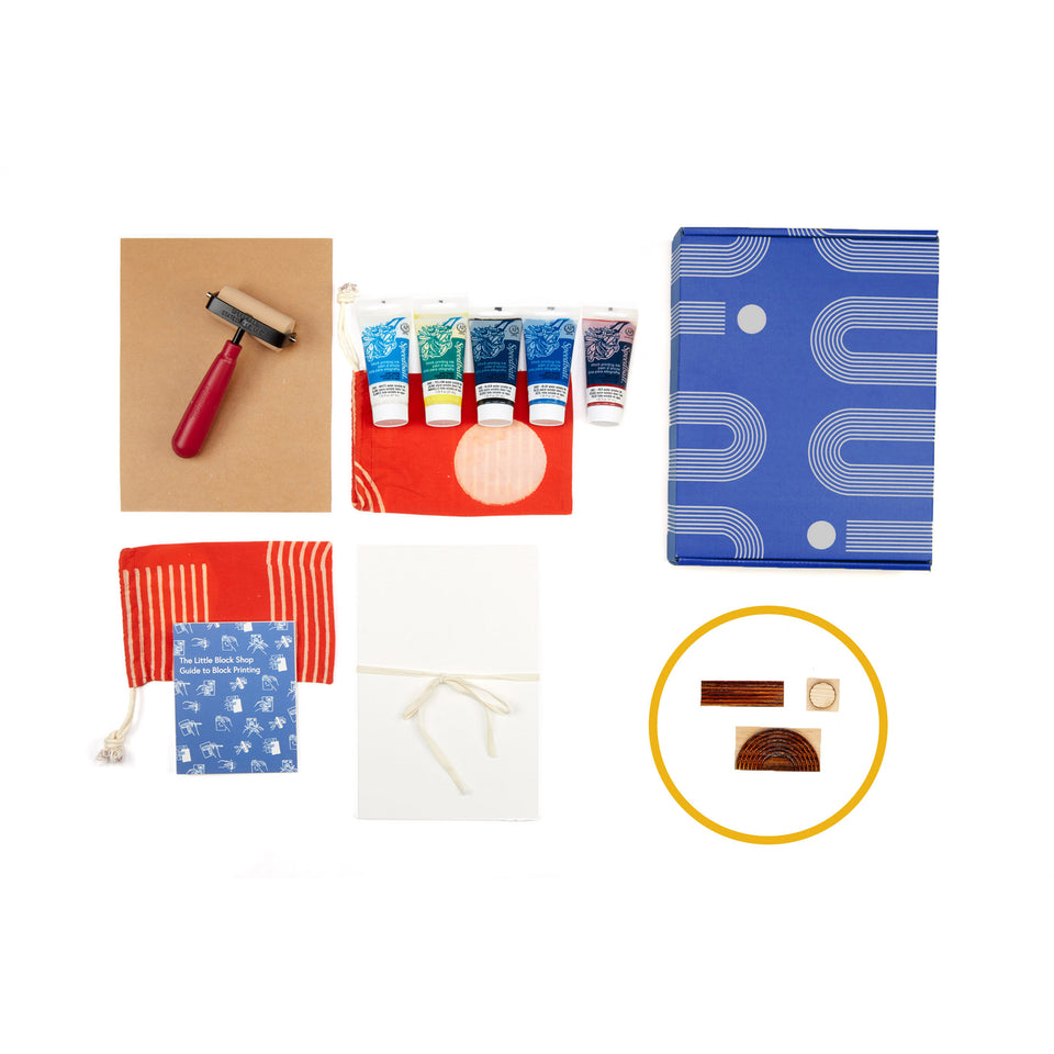 Fabric Block Printing Starter Kit - 651032034831