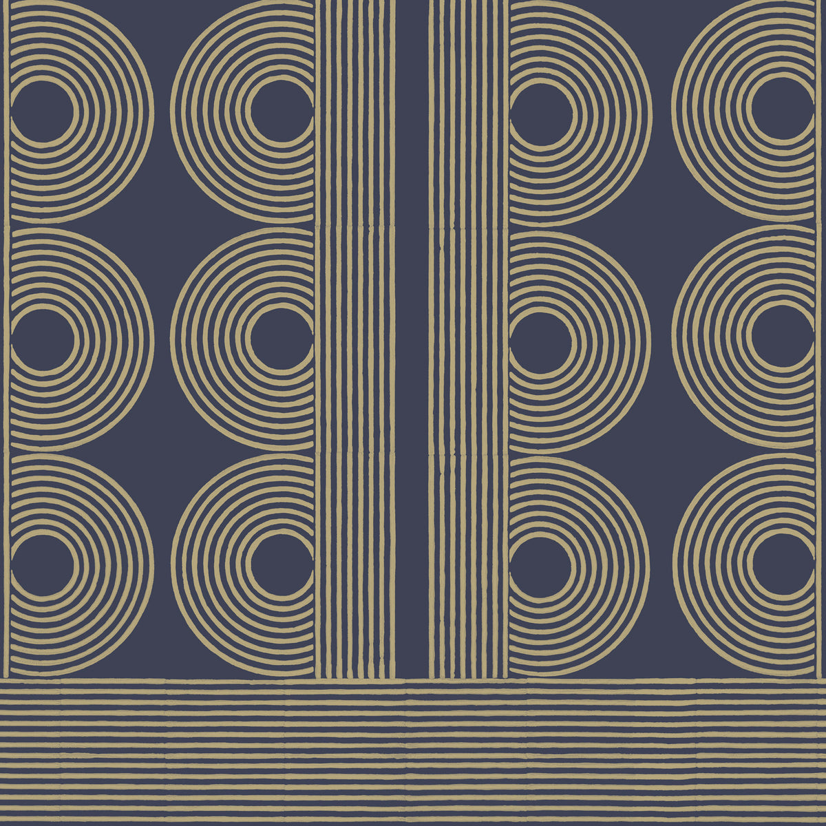 Poiret Wallpaper | Navy