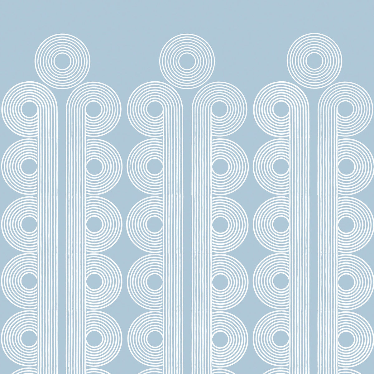 Poiret Wallpaper Sample | Sky
