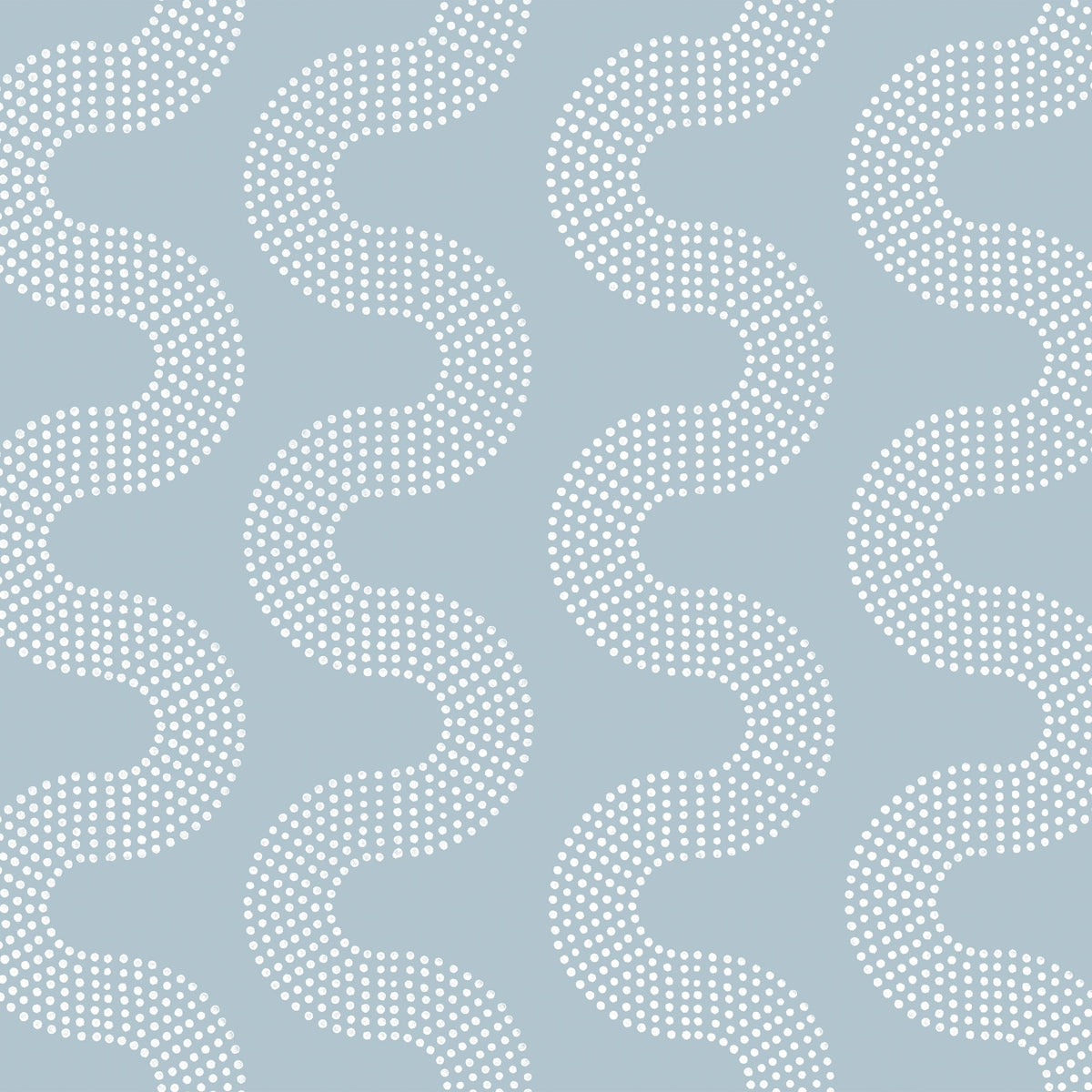 Squiggle Dot Wallpaper Sample | Fog