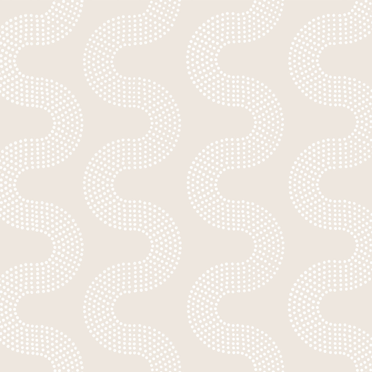 Squiggle Dot Wallpaper | Oat