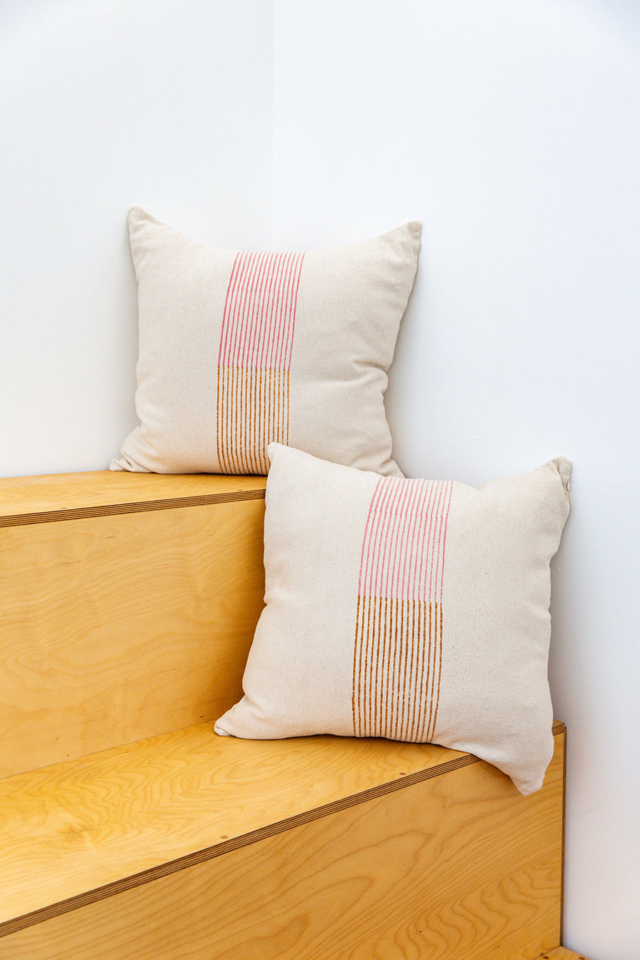 Banded Stripe Pillow