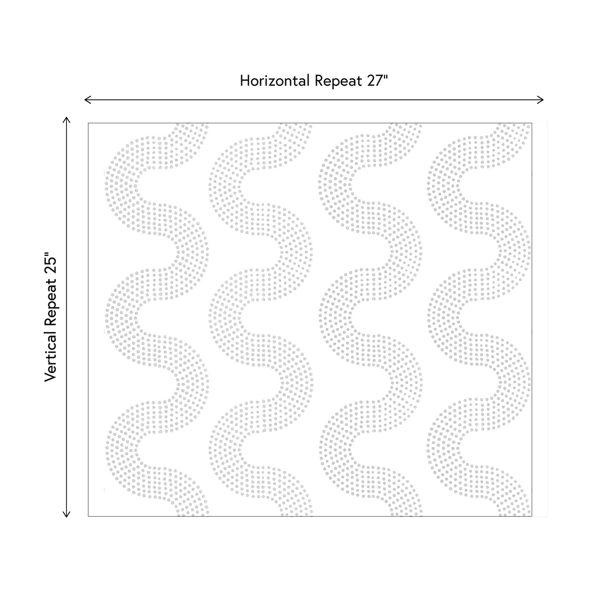 Squiggle Dot Wallpaper | Black & White