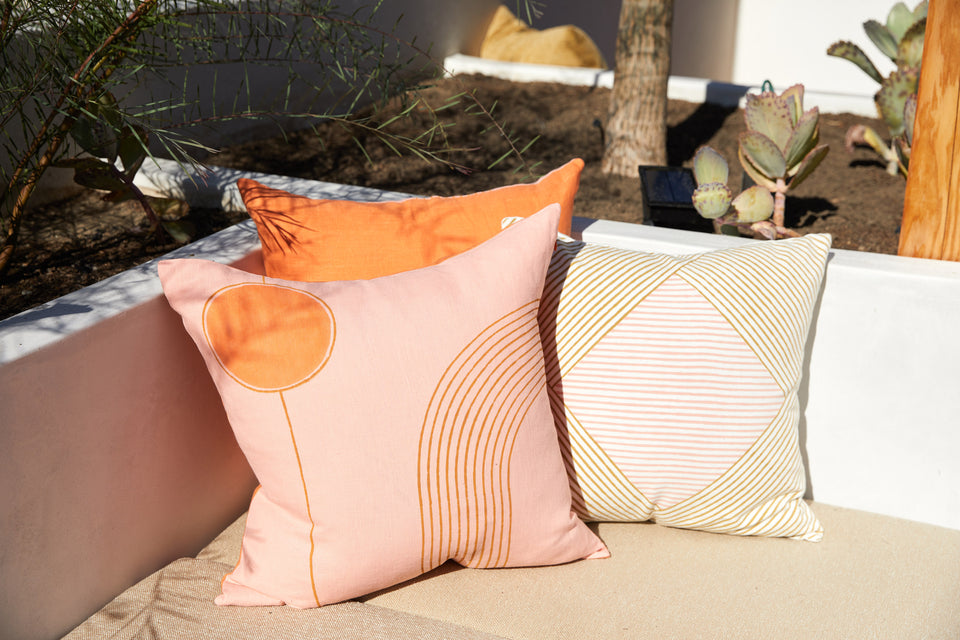 Sunset Pillow | Peach