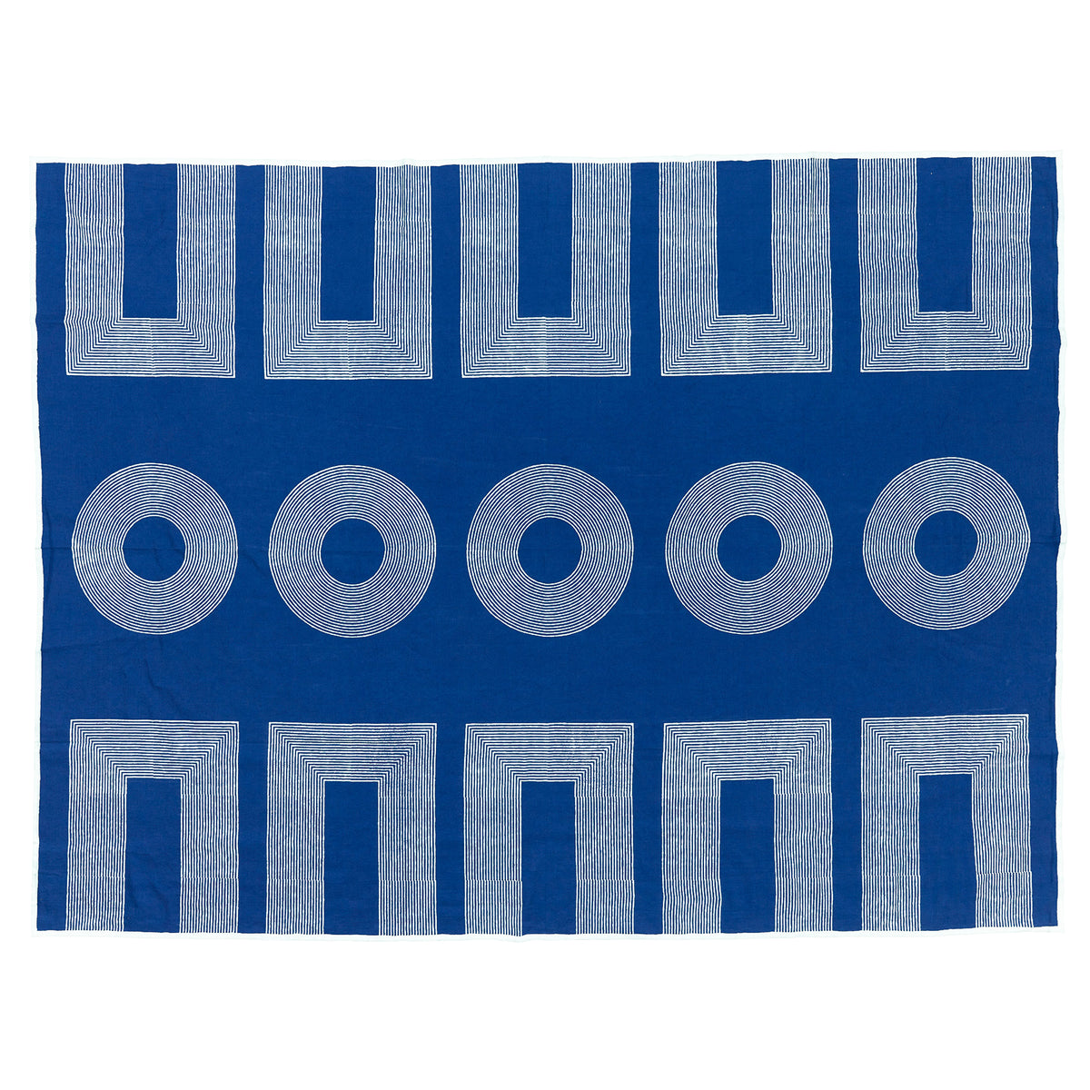 Crane Tablecloth | Cobalt