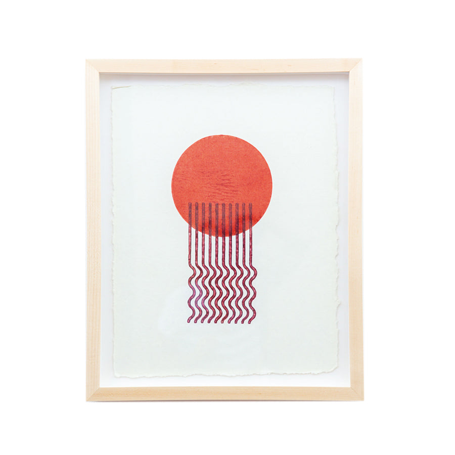 Byway | Terracotta | Woodblock Print