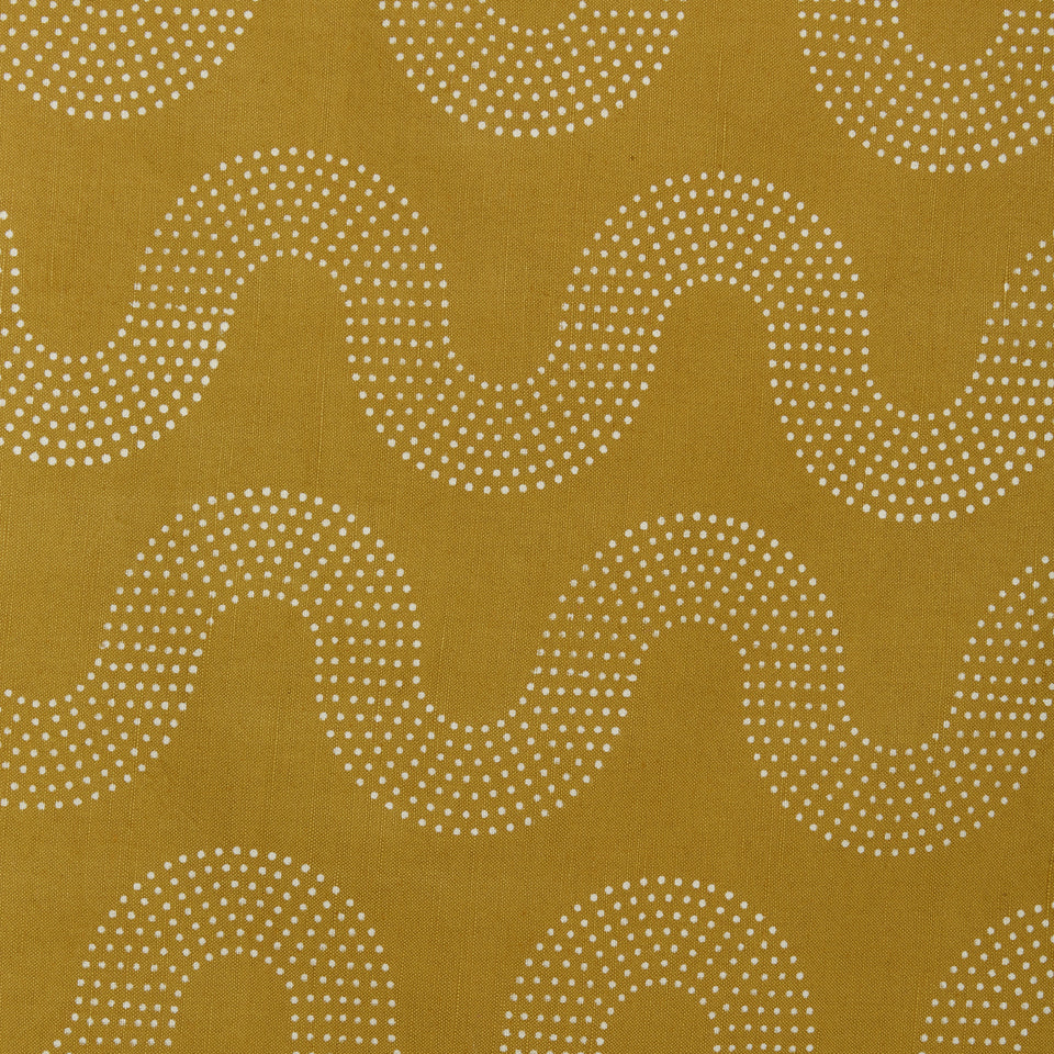 Squiggle Dot | Mustard