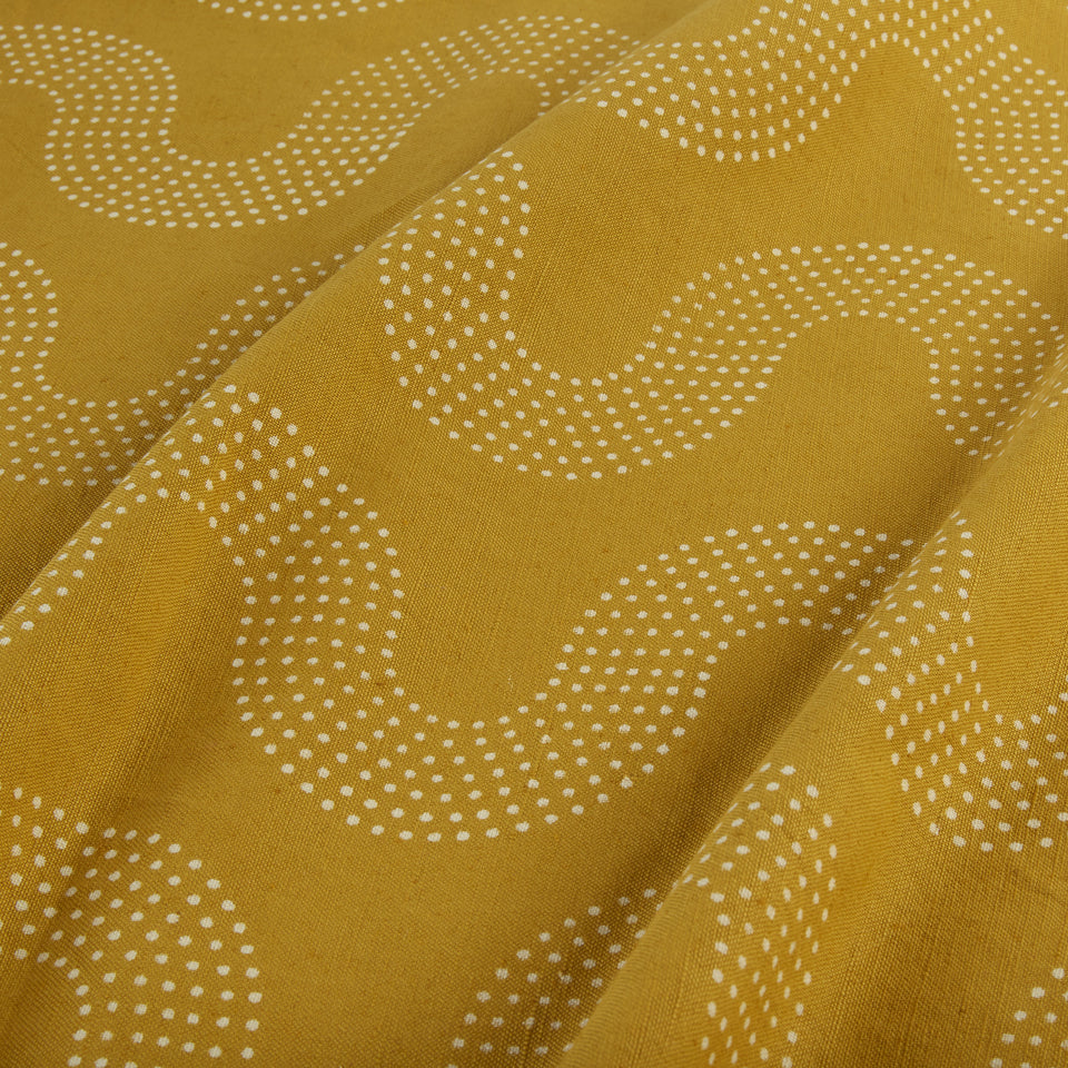 Squiggle Dot | Mustard